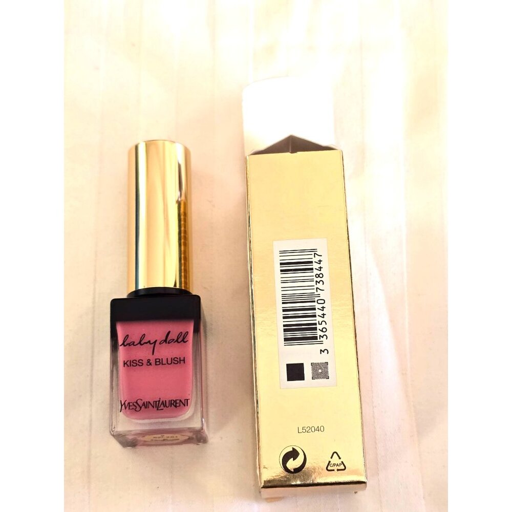 YSL Baby Doll Kiss & Blush Lip Tint Cheek Tint 9 Rose Epicurien MU2